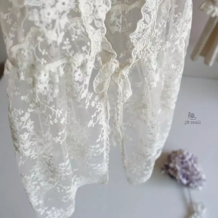 JM Snail - Korean Children Fashion - #minifashionista - Lace Robe - 3