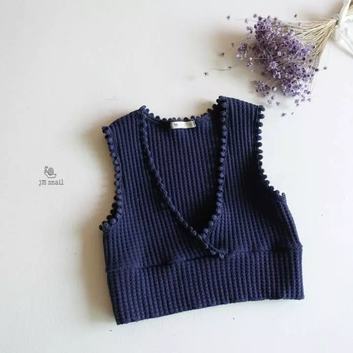 JM Snail - Korean Children Fashion - #prettylittlegirls - Butter Waffle Vest - 2