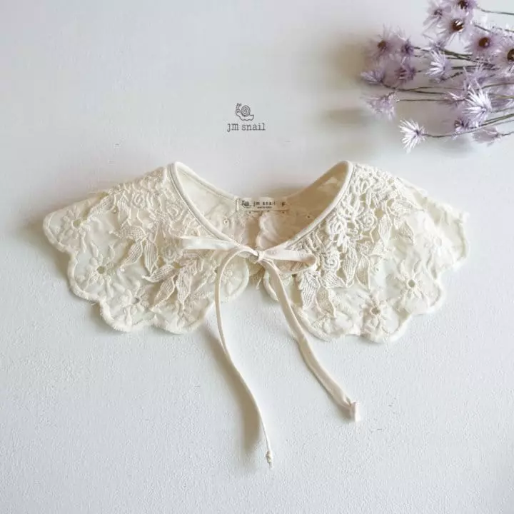 JM Snail - Korean Children Fashion - #toddlerclothing - Lace Cape - 2