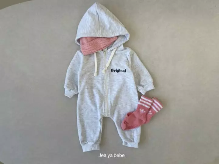 Jeaya & Mymi - Korean Baby Fashion - #babygirlfashion - Original Hoody Bodysuit - 2