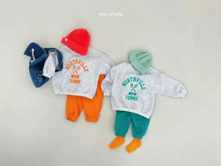 Jeaya & Mymi - Korean Baby Fashion - #babyootd - Tennis Top Bottom Set - 4