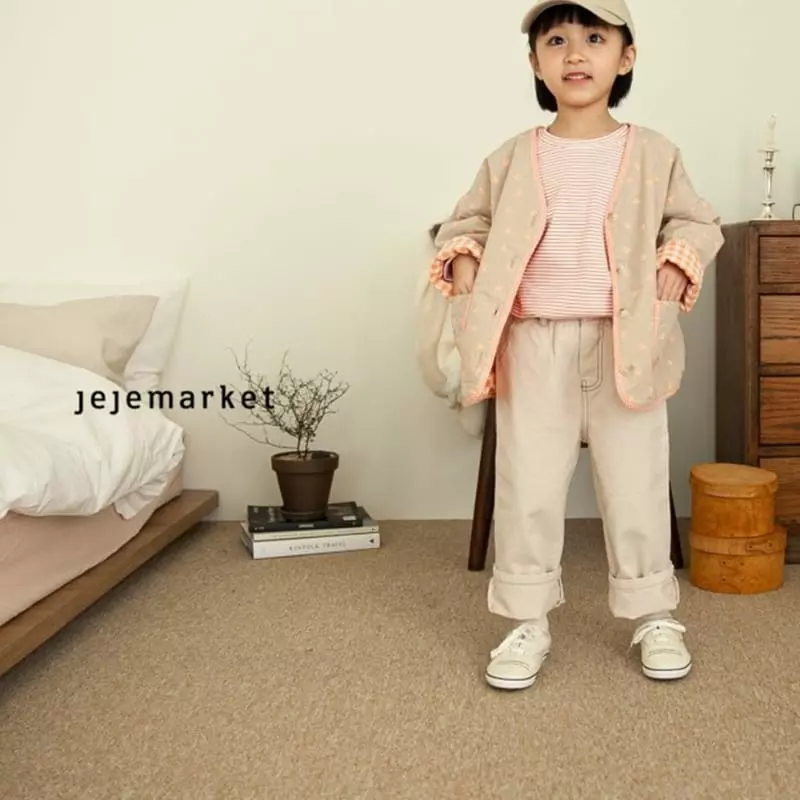 Jeje Market - Korean Children Fashion - #Kfashion4kids - Roll-up Jeans