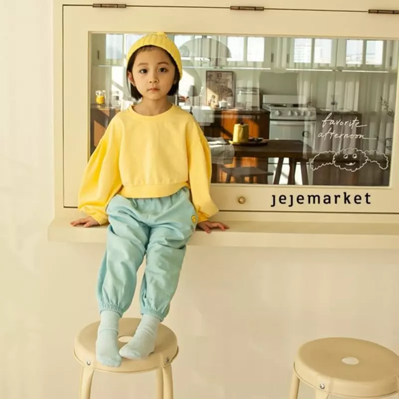 Jeje Market - Korean Children Fashion - #Kfashion4kids - Crop Sweatshirt - 8