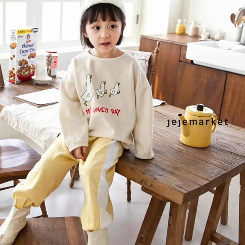 Jeje Market - Korean Children Fashion - #childofig - Triple Duck Tee