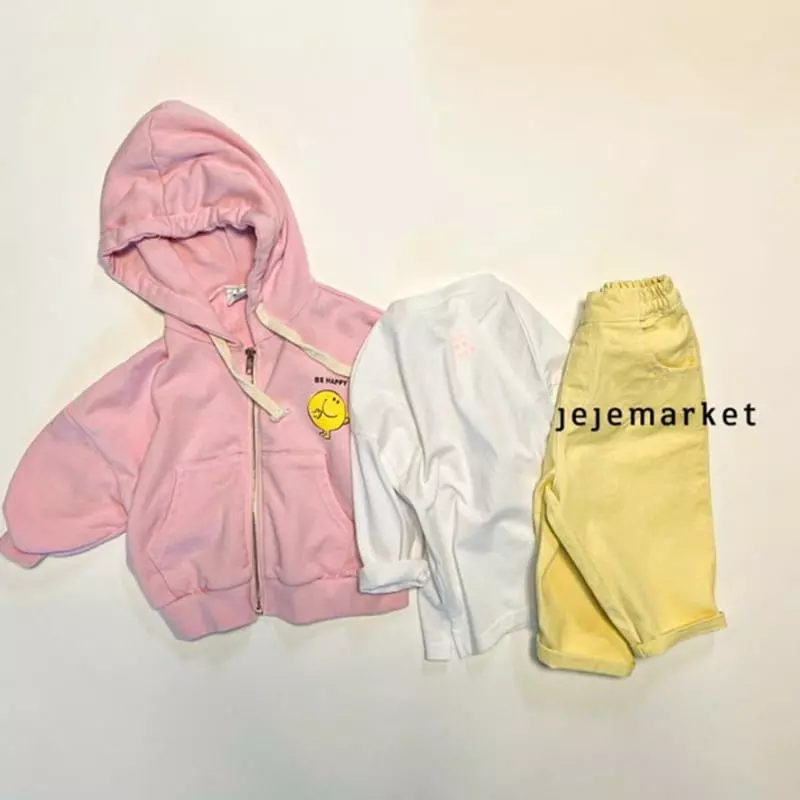 Jeje Market - Korean Children Fashion - #childrensboutique - Smile Hoody Zip-up - 10