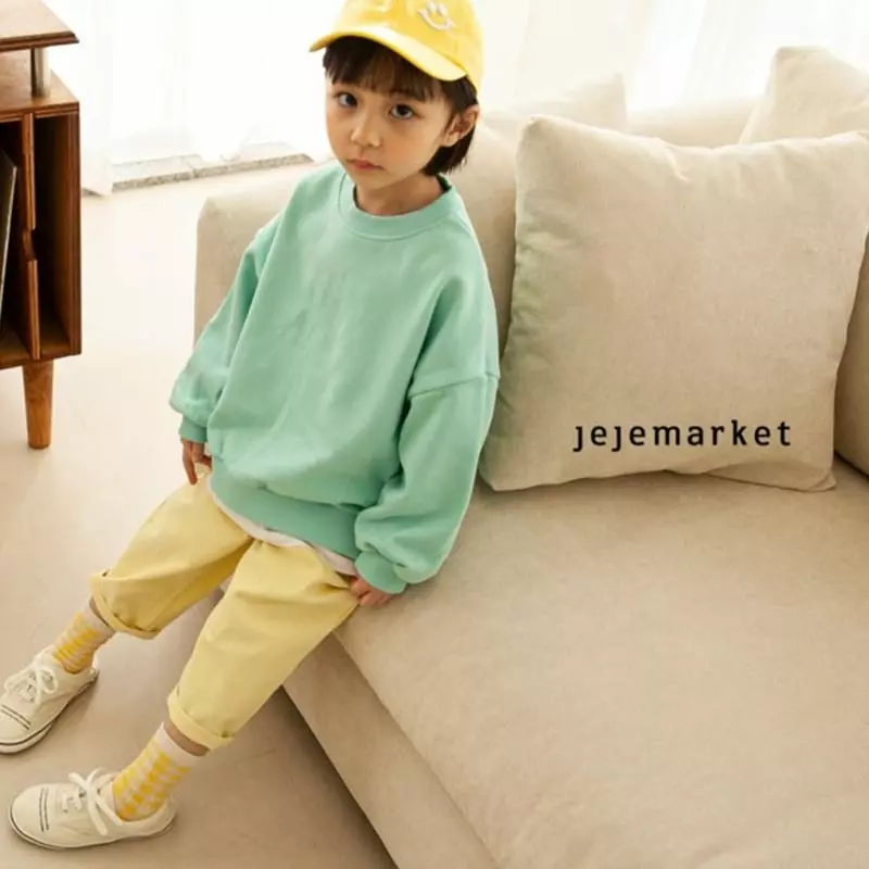 Jeje Market - Korean Children Fashion - #childrensboutique - Terry Slit Sweatshirt - 2