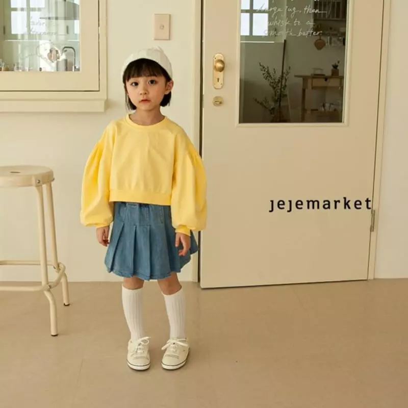 Jeje Market - Korean Children Fashion - #childrensboutique - Crop Sweatshirt