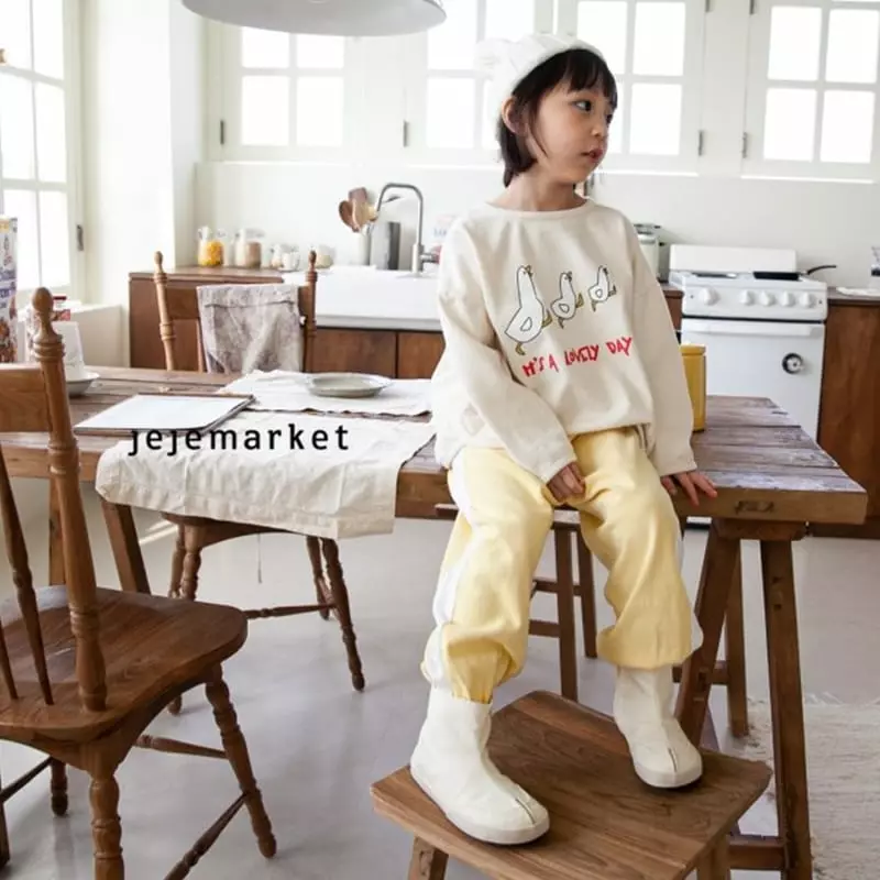 Jeje Market - Korean Children Fashion - #discoveringself - Triple Duck Tee - 5