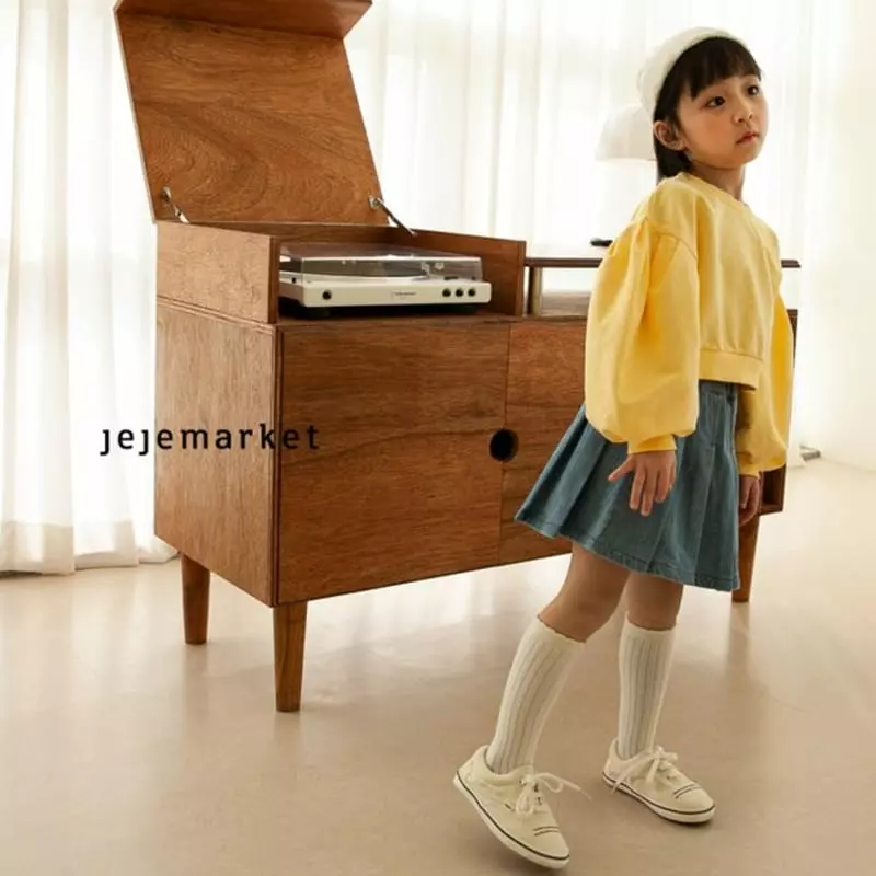 Jeje Market - Korean Children Fashion - #discoveringself - Crop Sweatshirt - 4