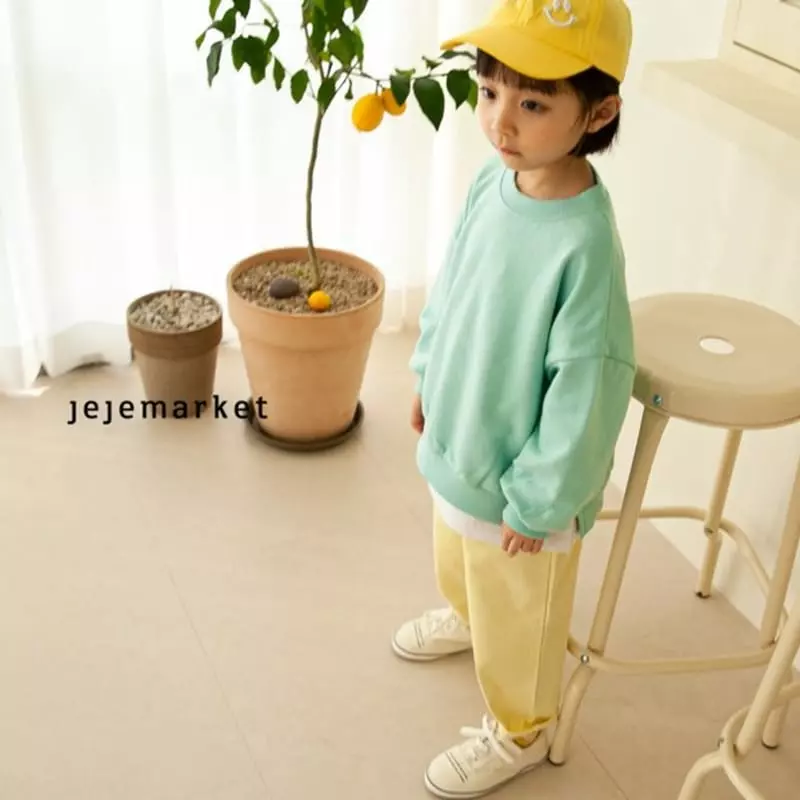 Jeje Market - Korean Children Fashion - #kidsshorts - Terry Slit Sweatshirt - 6