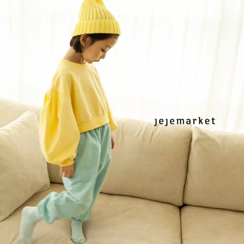 Jeje Market - Korean Children Fashion - #kidsshorts - Crop Sweatshirt - 5