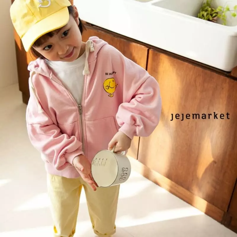 Jeje Market - Korean Children Fashion - #kidsstore - Smile Hoody Zip-up