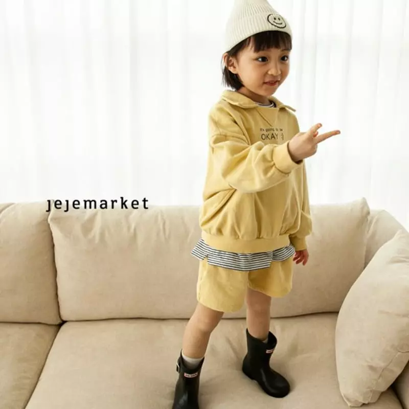 Jeje Market - Korean Children Fashion - #minifashionista - Collar Top Bottom Set - 8