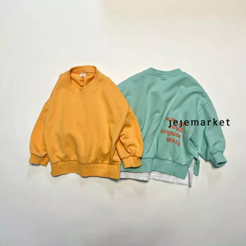 Jeje Market - Korean Children Fashion - #minifashionista - Terry Slit Sweatshirt - 12