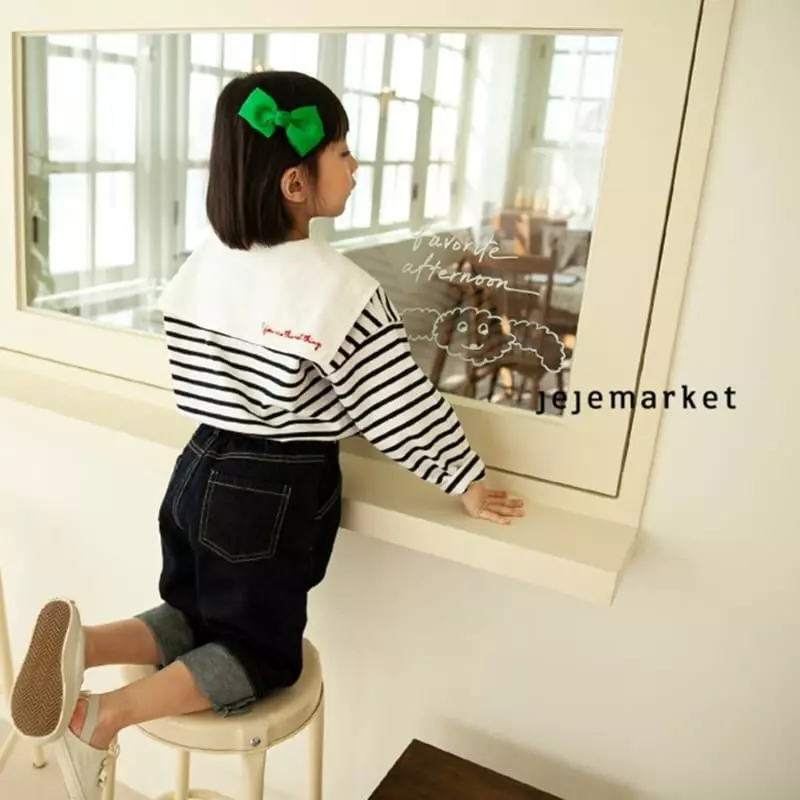 Jeje Market - Korean Children Fashion - #minifashionista - Sailor Stripes Tee - 10