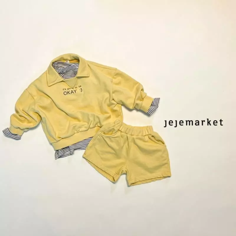 Jeje Market - Korean Children Fashion - #prettylittlegirls - Collar Top Bottom Set - 9