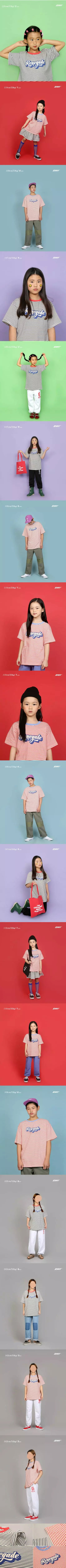 Jenny Basic - Korean Children Fashion - #Kfashion4kids - Lenny Stripes Tee