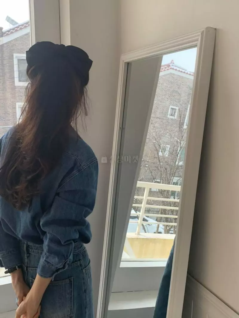 Jinsim - Korean Women Fashion - #momslook - Gangs Denim Shirt - 2