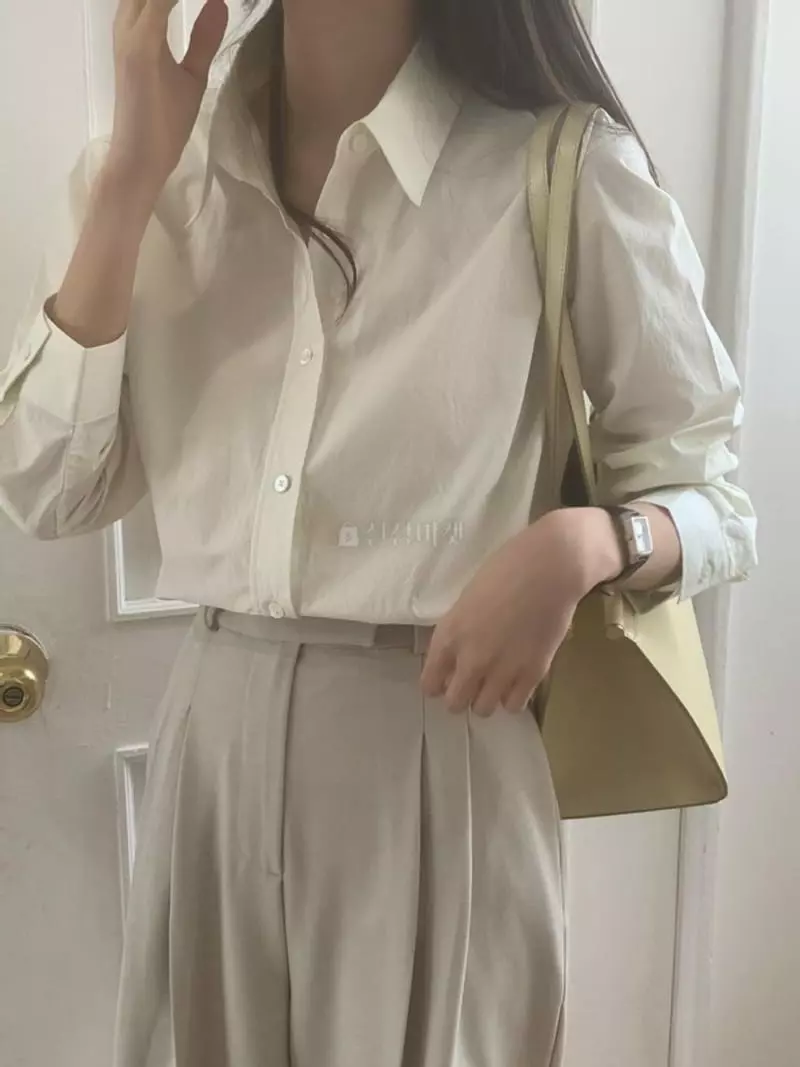 Jinsim - Korean Women Fashion - #vintagekidsstyle - Clare Shirt - 4