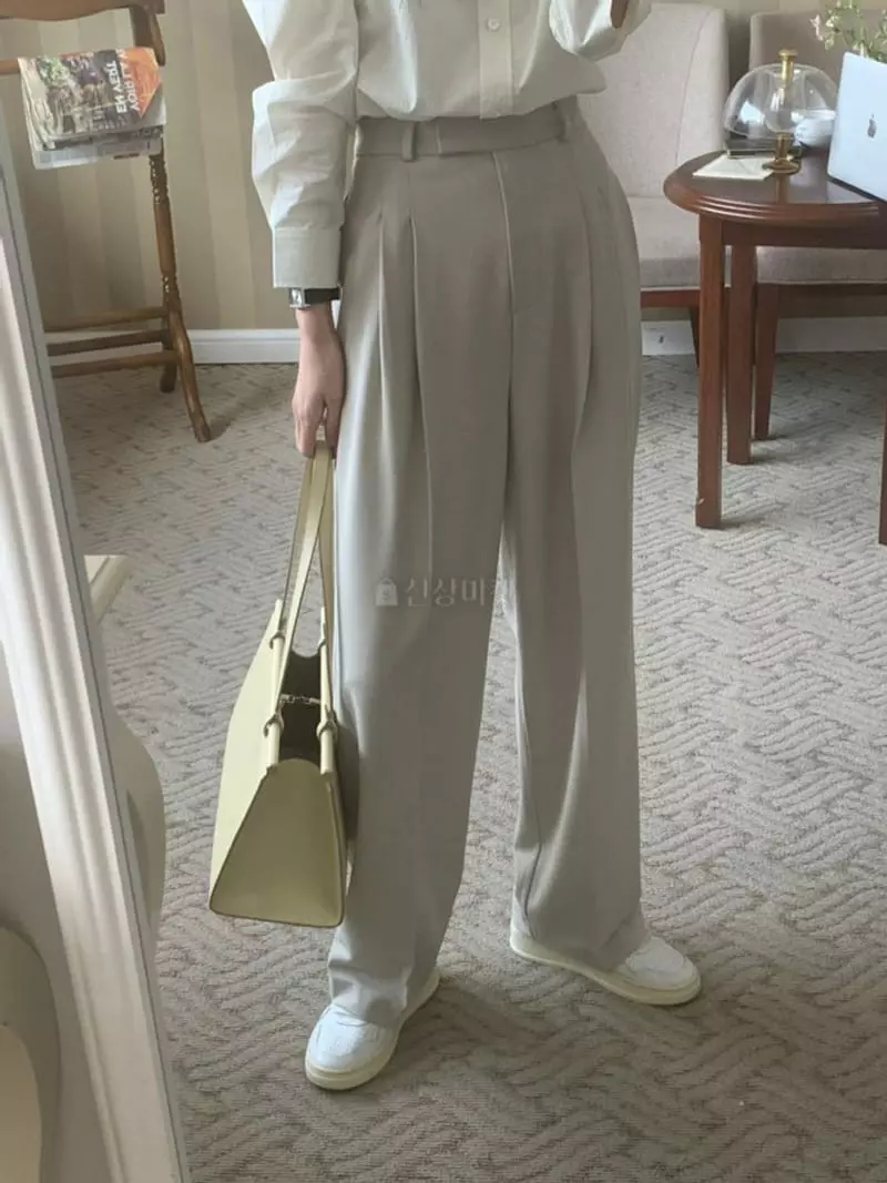 Jinsim - Korean Women Fashion - #romanticstyle - Ahne Pants - 3