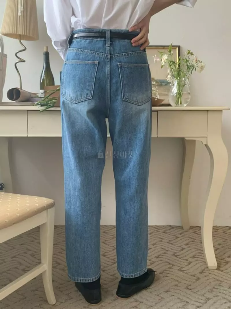 Jinsim - Korean Women Fashion - #vintageinspired - Villi Jeans - 3
