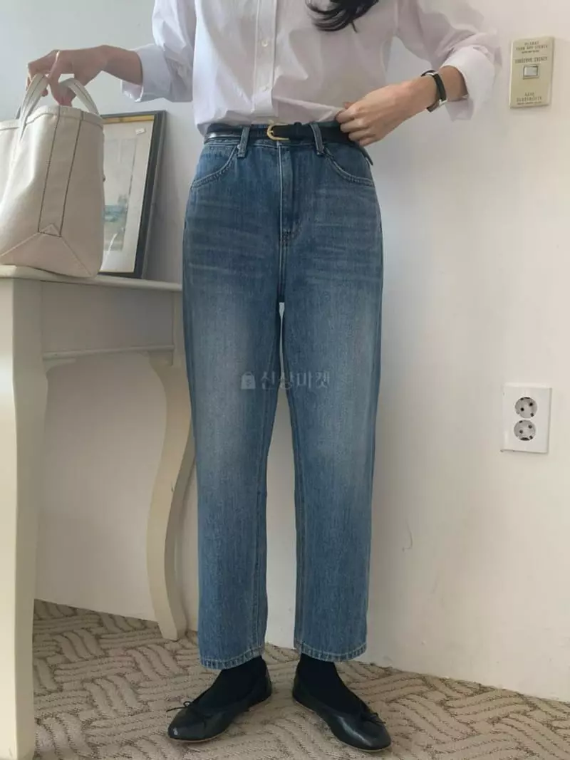 Jinsim - Korean Women Fashion - #vintageinspired - Villi Jeans - 4