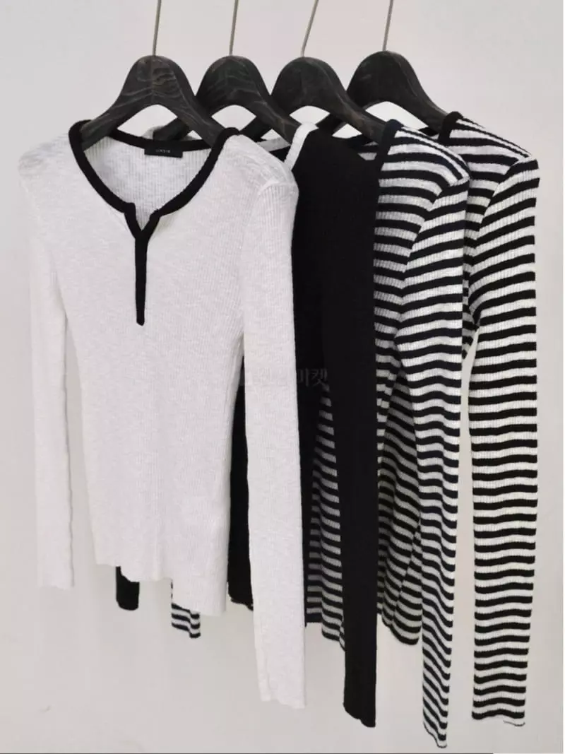 Jinsim - Korean Women Fashion - #womensfashion - Nuance Tee - 3