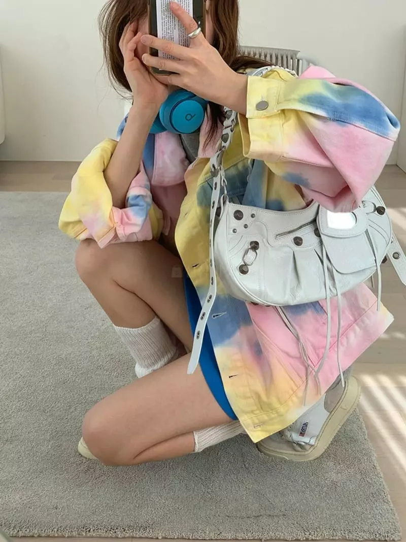 Jkichi - Korean Women Fashion - #momslook - 1029 Water Print Jacket - 3