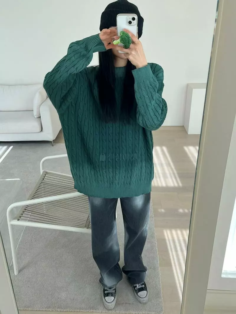 Jkichi - Korean Women Fashion - #momslook - Washing Mu Mu Knit Tee