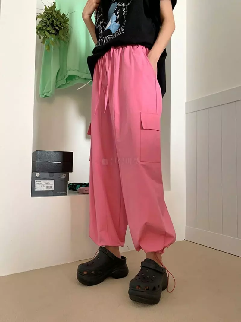 Jkichi - Korean Women Fashion - #momslook - Ann Cargo Pants - 2