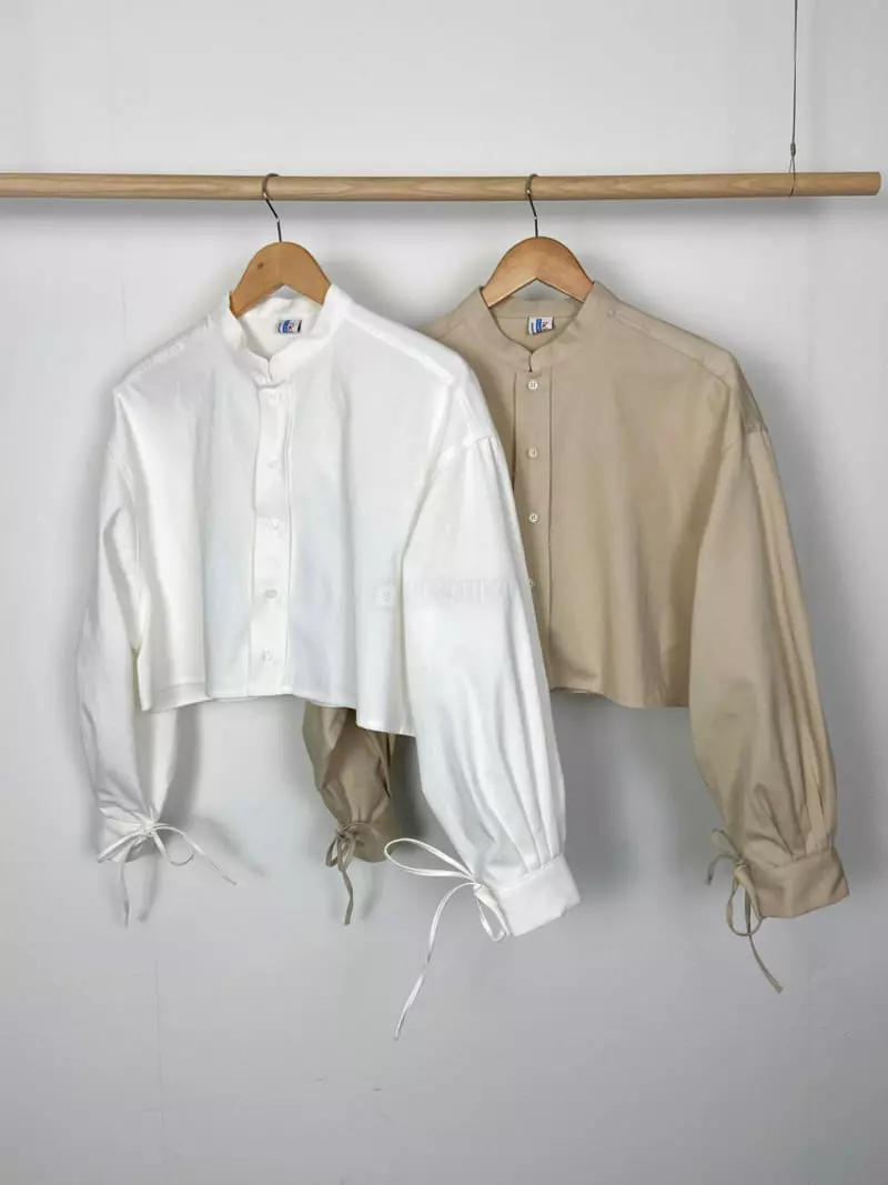 Jkichi - Korean Women Fashion - #womensfashion - Lobba Crop Shirt - 4