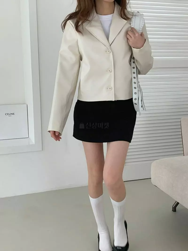 Jkichi - Korean Women Fashion - #momslook - Kitchi Leather Jacket - 2