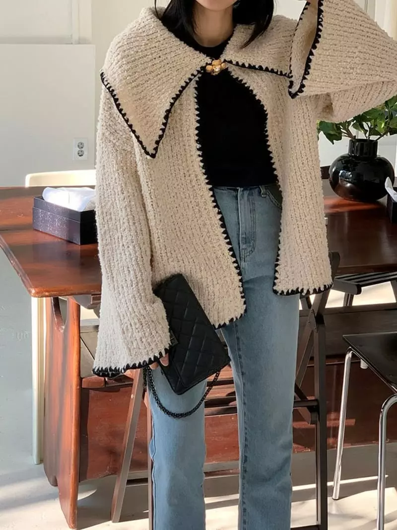 Jkichi - Korean Women Fashion - #momslook - Ella Cardigan