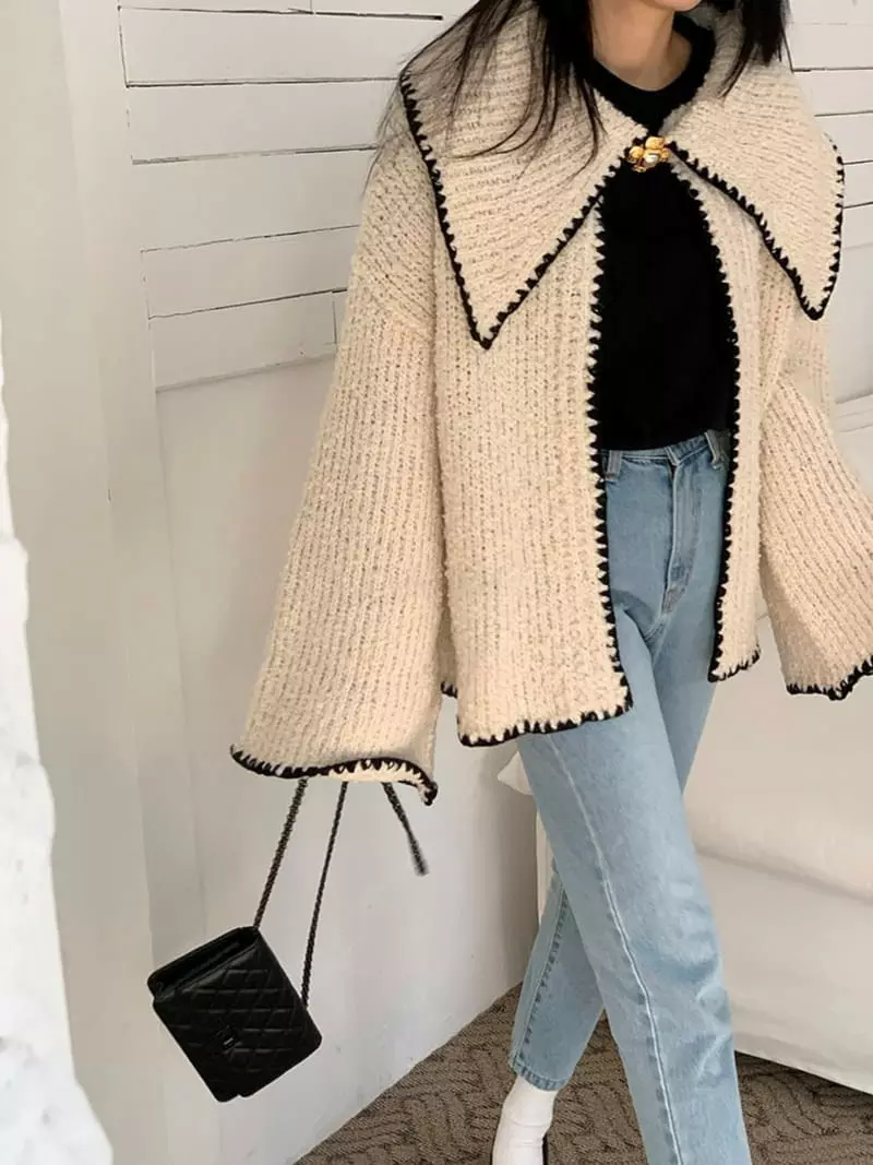 Jkichi - Korean Women Fashion - #momslook - Ella Cardigan - 2
