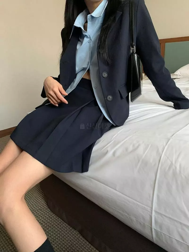 Jkichi - Korean Women Fashion - #momslook - Coloring Shirt Jacket - 3