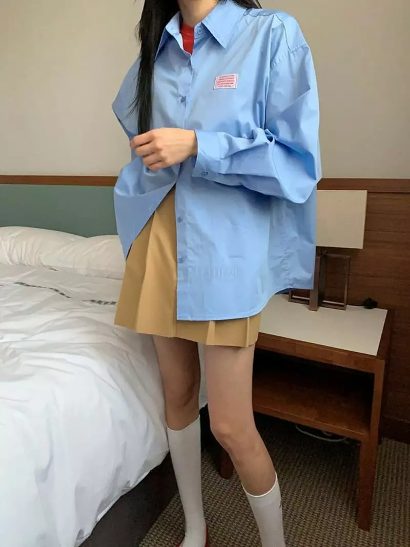 Jkichi - Korean Women Fashion - #womensfashion - Mew Mew Shirt - 4
