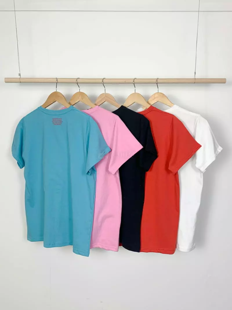 Jkichi - Korean Women Fashion - #vintageinspired - Basic Tee - 4