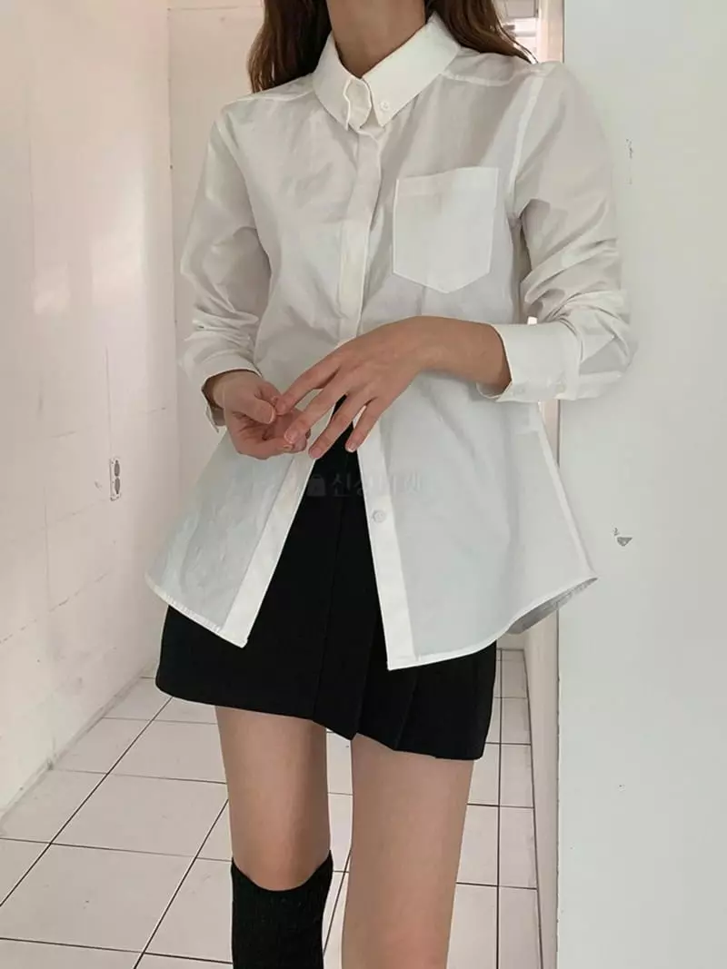Jkichi - Korean Women Fashion - #vintagekidsstyle - Miu Span Shirt