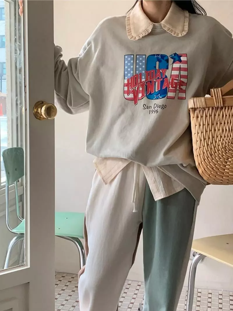 Jkichi - Korean Women Fashion - #womensfashion - San Diego Sweatshirt - 3