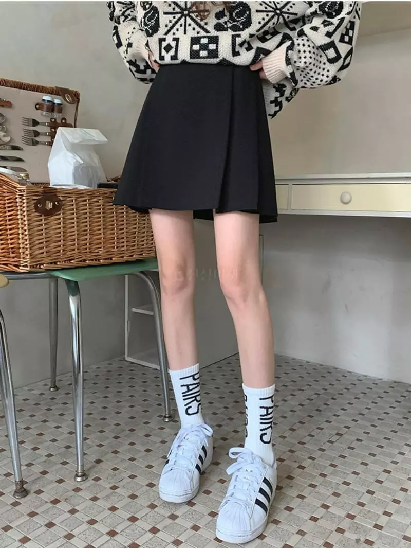 Jkichi - Korean Women Fashion - #womensfashion - Coloring Shirt Skirt
