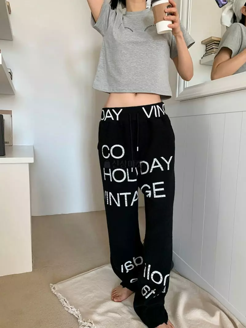 Jkichi - Korean Women Fashion - #womensfashion - Print Pants