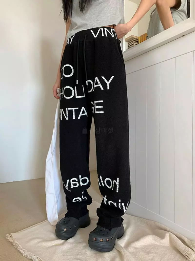 Jkichi - Korean Women Fashion - #womensfashion - Print Pants - 3