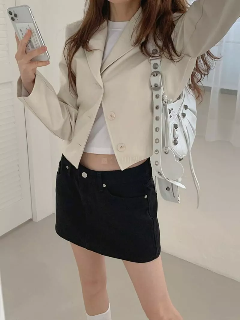 Jkichi - Korean Women Fashion - #womensfashion - Kitchi Leather Jacket