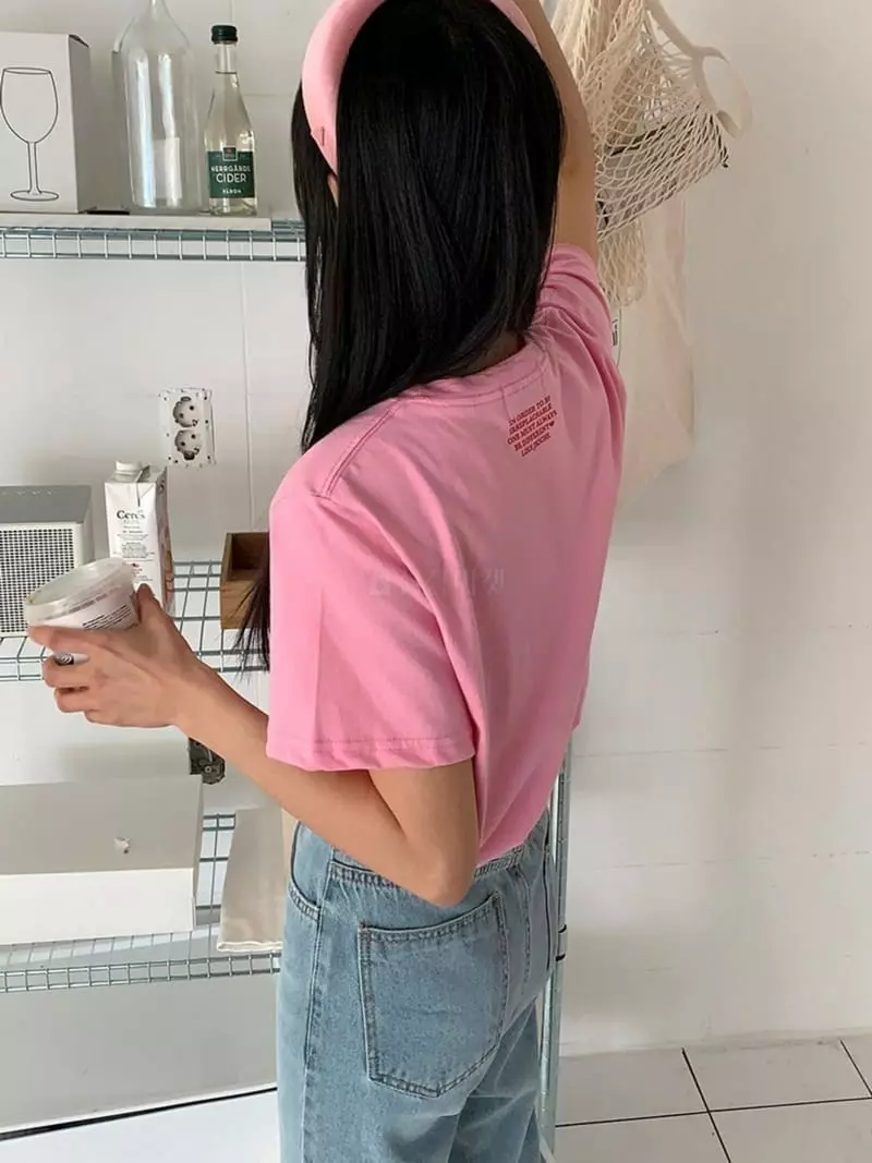 Jkichi - Korean Women Fashion - #womensfashion - Basic Tee - 2