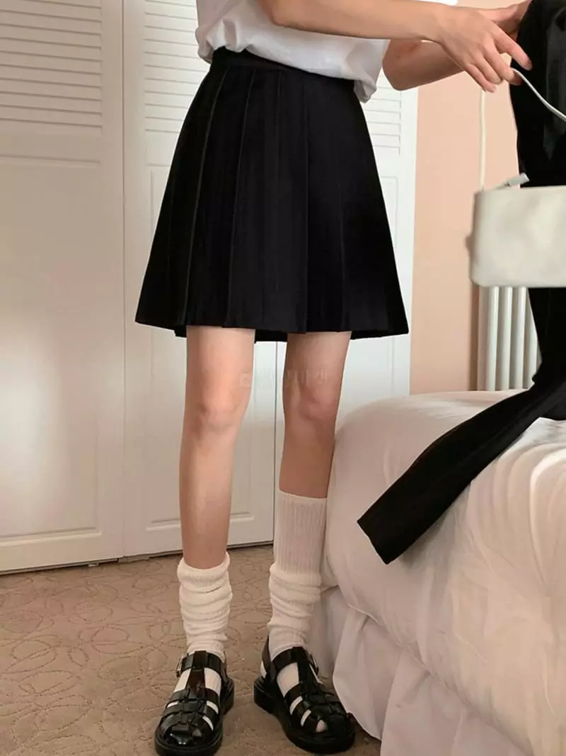 Jkichi - Korean Women Fashion - #womensfashion - Miu Pleats Skirt - 3