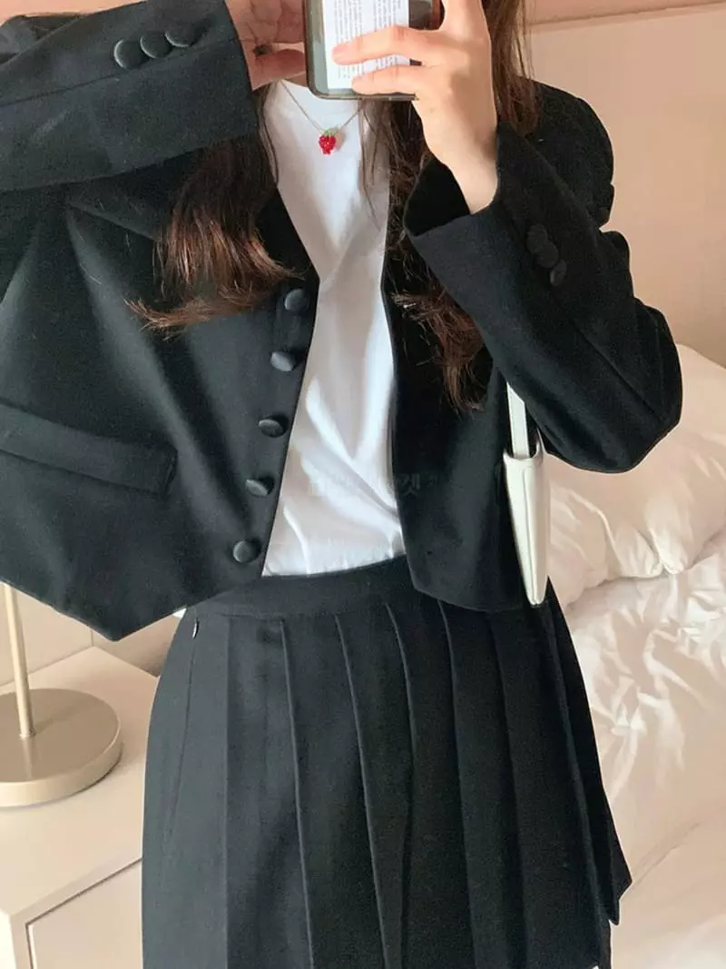 Jkichi - Korean Women Fashion - #womensfashion - Miu Pleats Jacket - 2