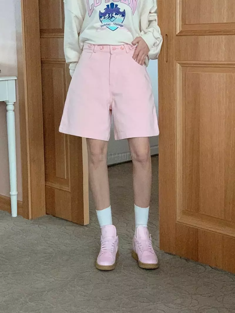 Jkichi - Korean Women Fashion - #womensfashion - Go Go Half Pants - 3