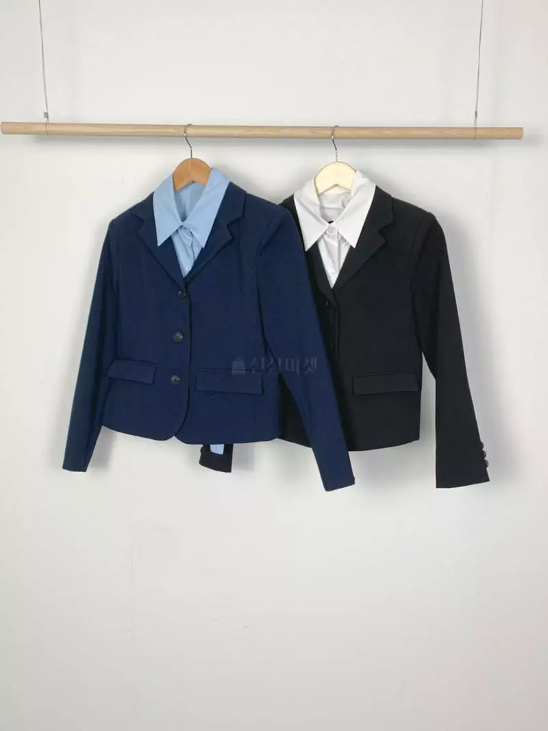 Jkichi - Korean Women Fashion - #momslook - Coloring Shirt Jacket - 4