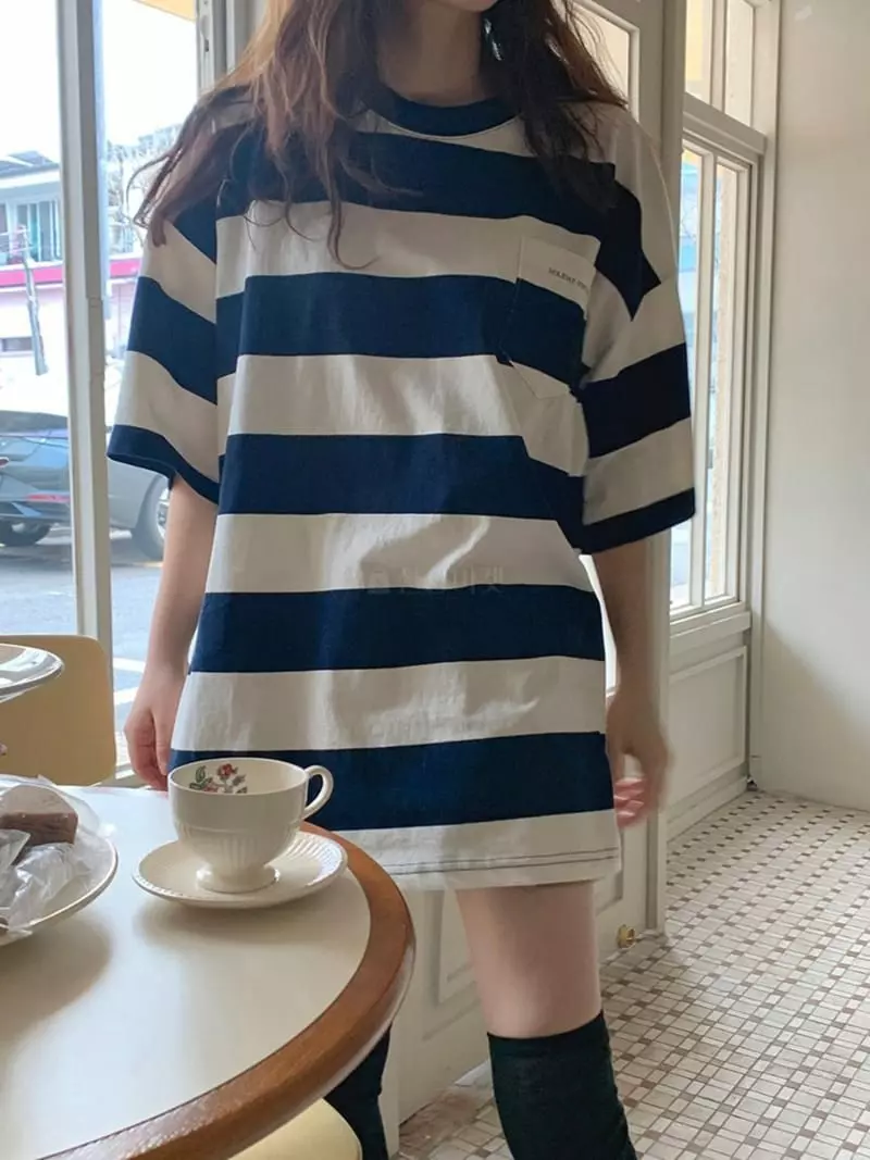 Jkichi - Korean Women Fashion - #momslook - Denkang Tee - 4