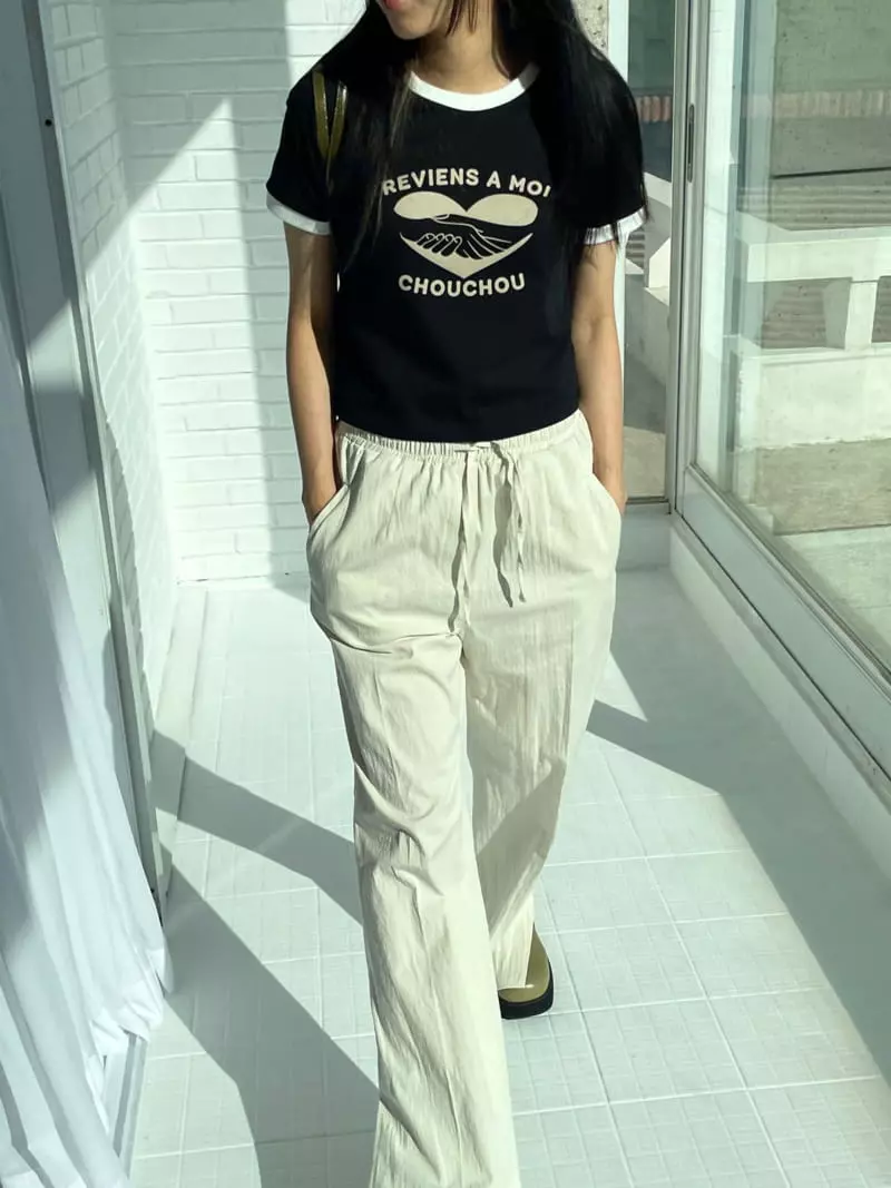 Kare - Korean Women Fashion - #momslook - Donu Tee - 2